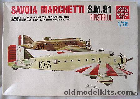 Supermodel 1/72 Savoia SM 81 Pipistrello SM-81, 10-008 plastic model kit